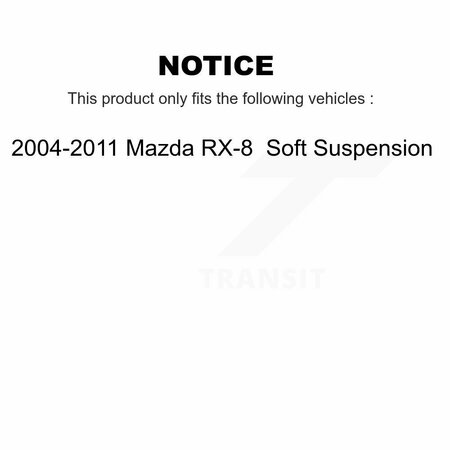 Ameribrakes Front Semi-Metallic Disc Brake Pads For Mazda RX-8 Soft Suspension or Sport NWF-PRM1009
